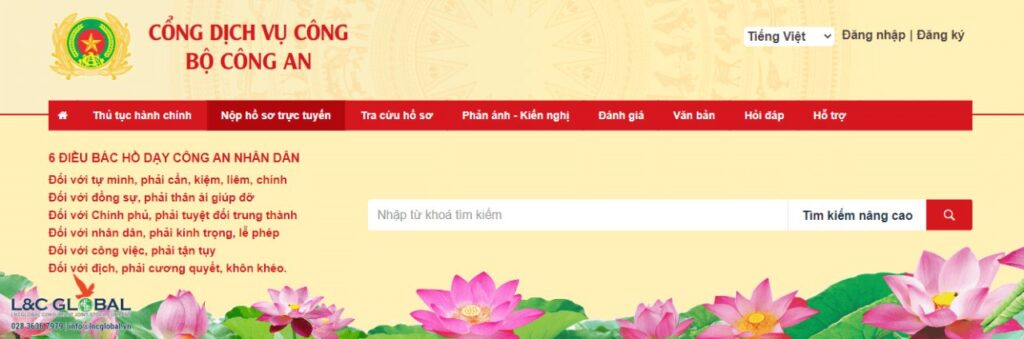 Đăng ký hộ chiếu online năm 2022 L&C Global