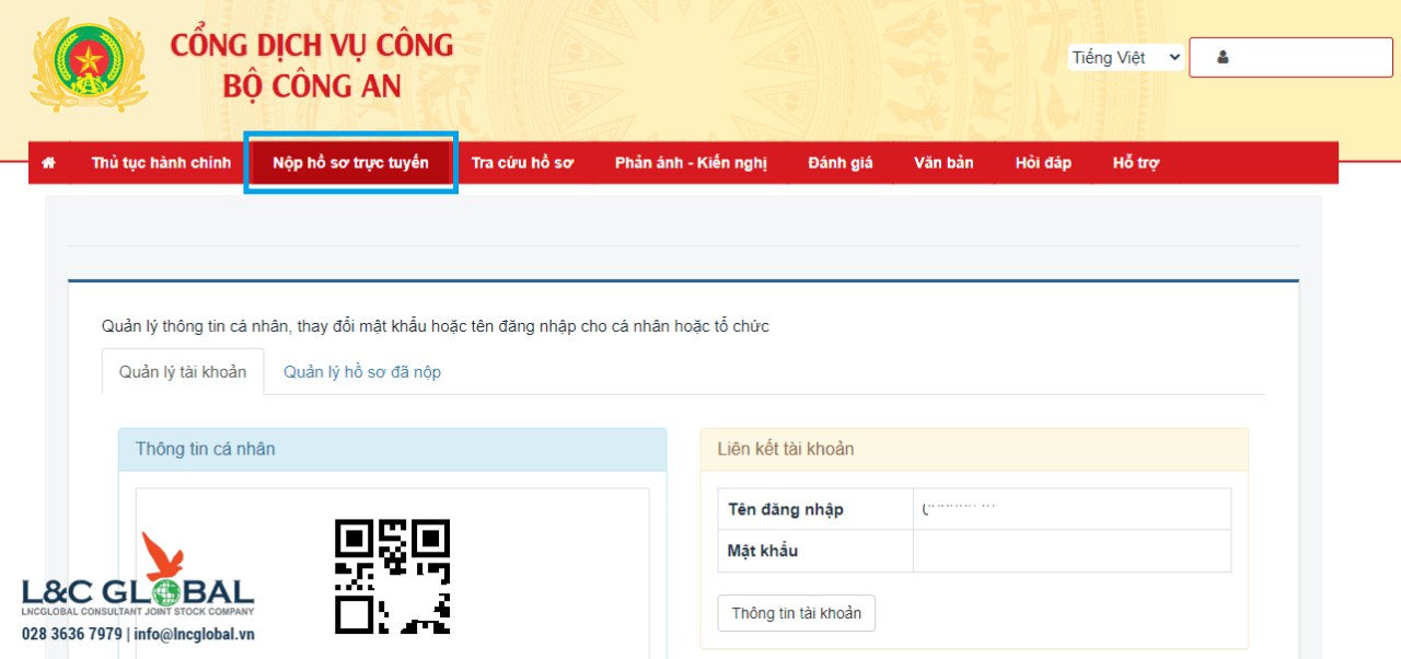 Đăng ký hộ chiếu online năm 2022 L&C Global