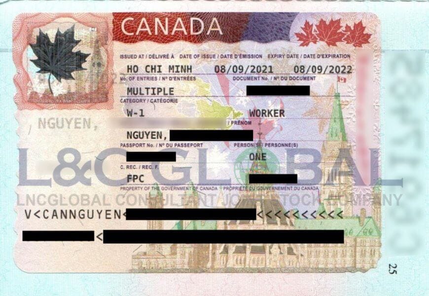 work visa Canada - Khách hàng lao động định cư canada