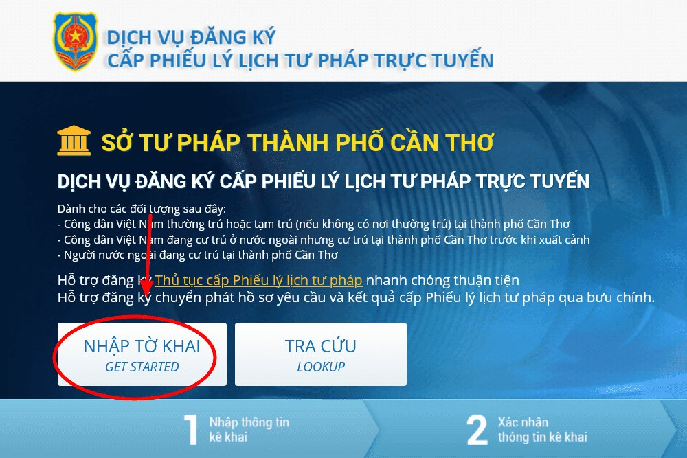 Hướng dẫn làm lý lịch tư pháp số 2 online L&C Global