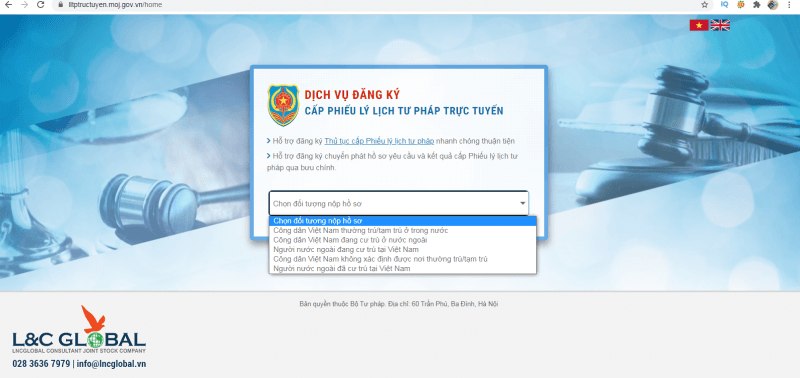 Cách làm phiếu lý lịch tư pháp - L&C Global