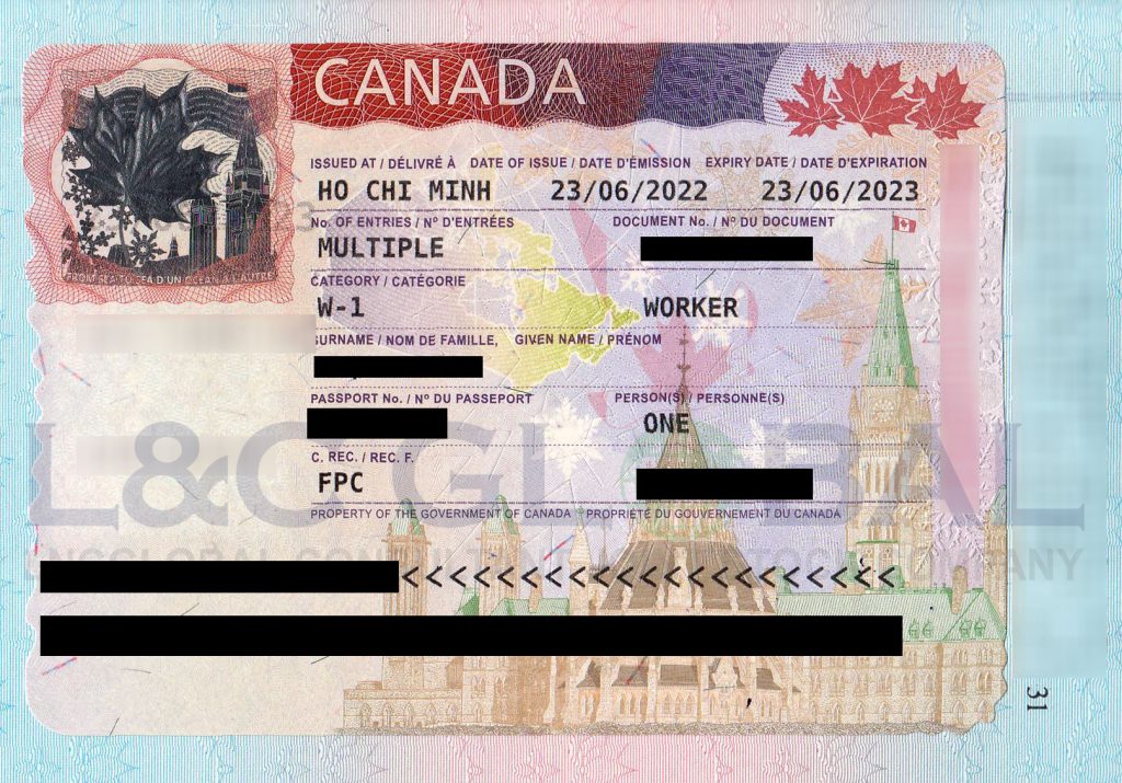 Hồ sơ visa Canada thành công - L&C Global