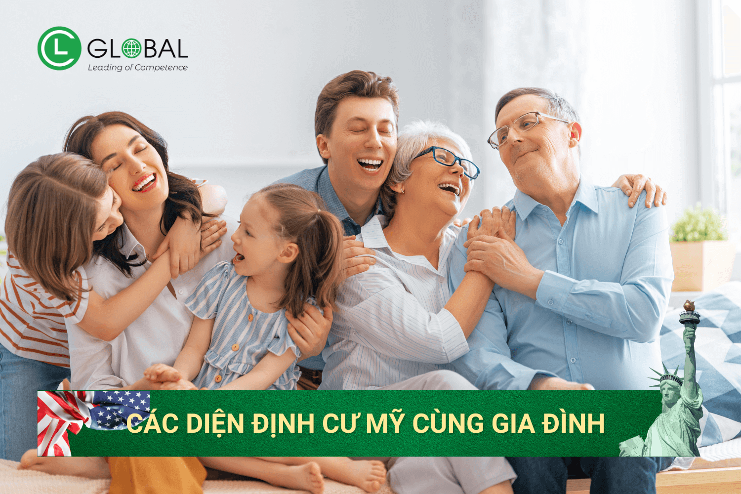 định cư Mỹ diện đoàn tụ gia đình