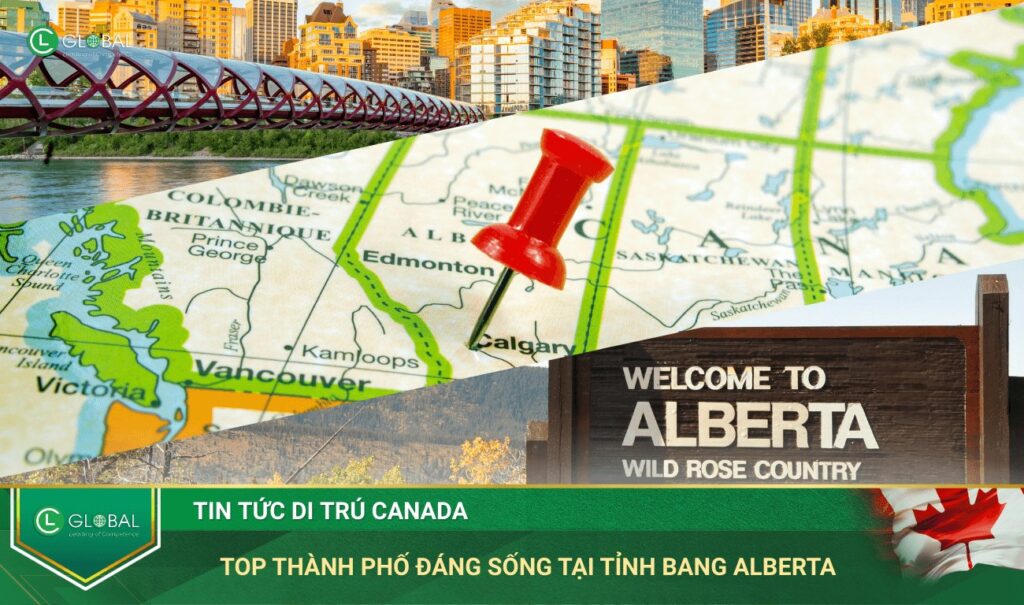 Top thành phố đáng sống tại tỉnh bang Alberta
