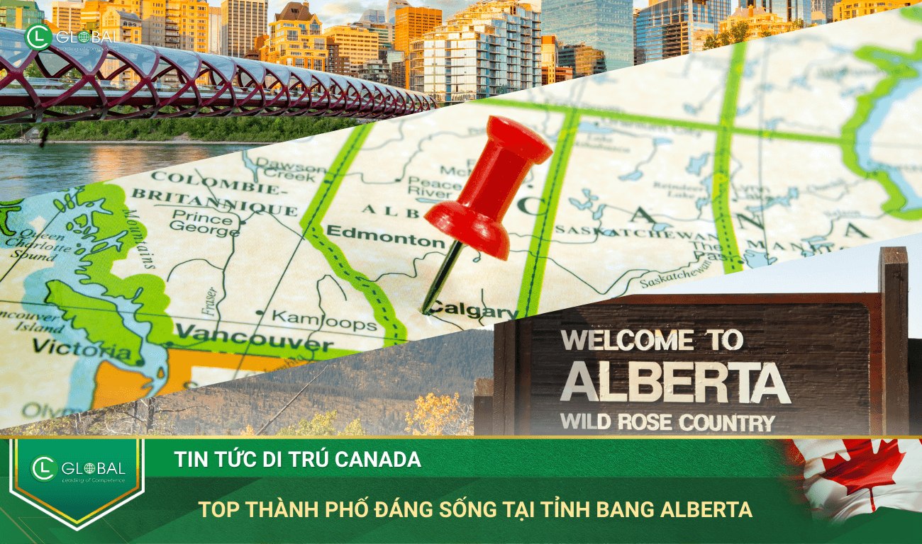 Top thành phố đáng sống tại tỉnh bang Alberta