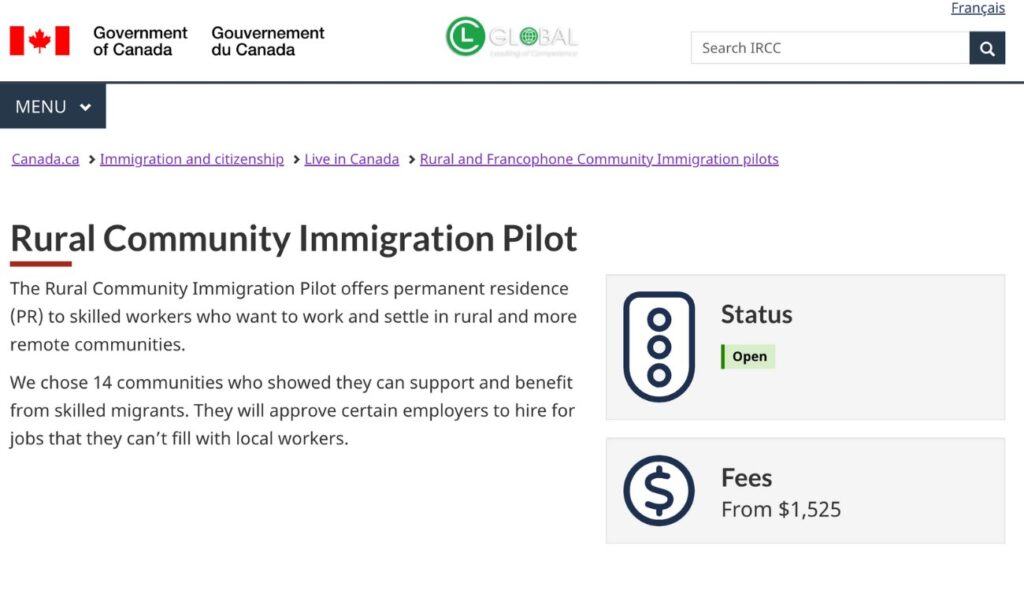 Kế Hoạch Định Cư Canada Trọn Gói Cho Cả Gia Đình Trong 12 Tháng - Vùng RCIP